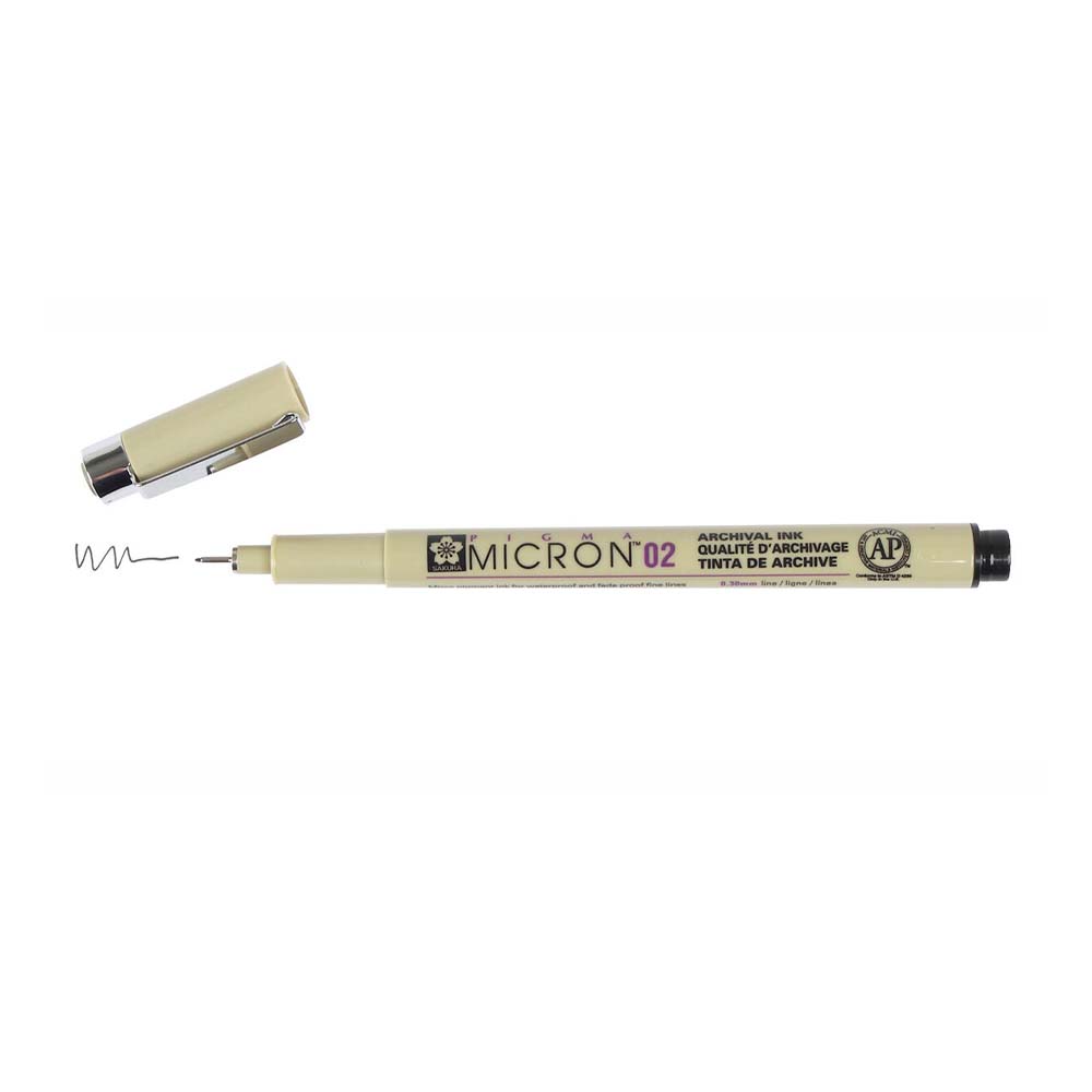 Sakura Marker Pigma 02 49 0.3mm Black (XSDK0249) (SAKXSDK0249)