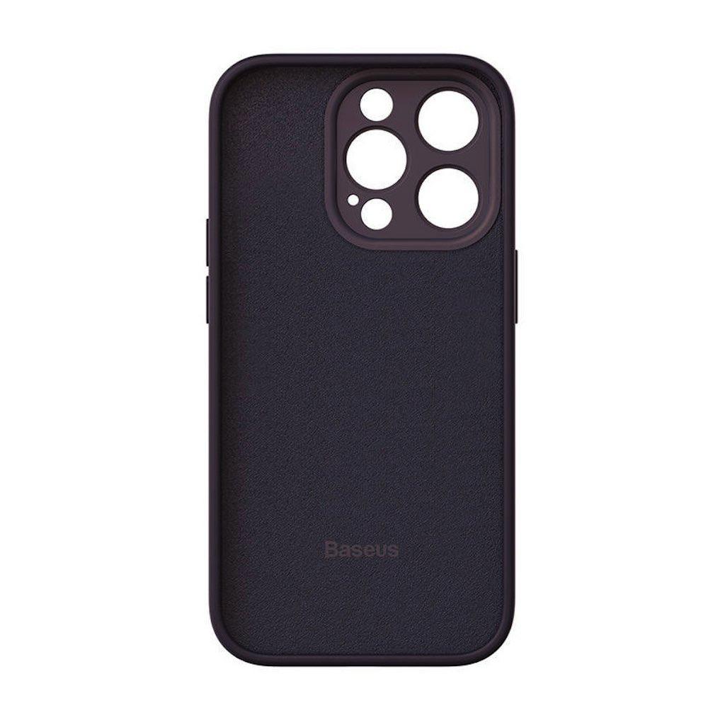 Силиконов (TPU) калъф и стъклено защитно покритие за дисплея за iPhone 14 Pro Max - Baseus Liquid Silica Gel Case Set (ARYT020705) (лилав) | JAR Computers Силиконов (TPU) калъф и стъклено защитно покритие за дисплея за iPhone 14 Pro Max - Baseus Liquid Silica Gel Case Set (ARYT020705) (лилав)