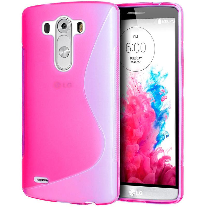 Силиконов (TPU) калъф за LG G3 - S-Line Cover Case (розов) | JAR Computers Силиконов (TPU) калъф за LG G3 - S-Line Cover Case (розов)