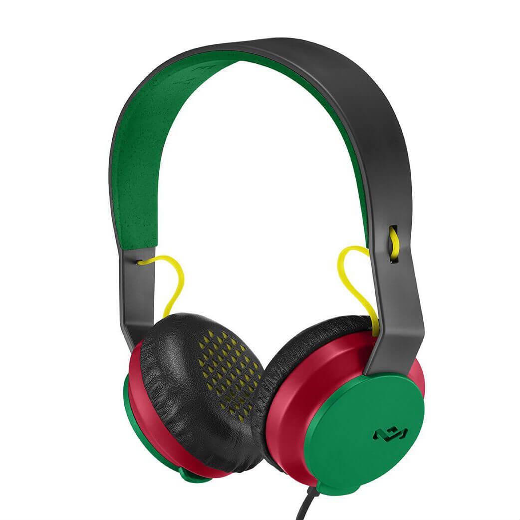 Слушалки за iPhone, iPod и устройства с 3.5 мм изход - The House of Marley The Roar On-Ear Headphones (раста) | JAR Computers Слушалки за iPhone, iPod и устройства с 3.5 мм изход - The House of Marley The Roar On-Ear Headphones (раста)