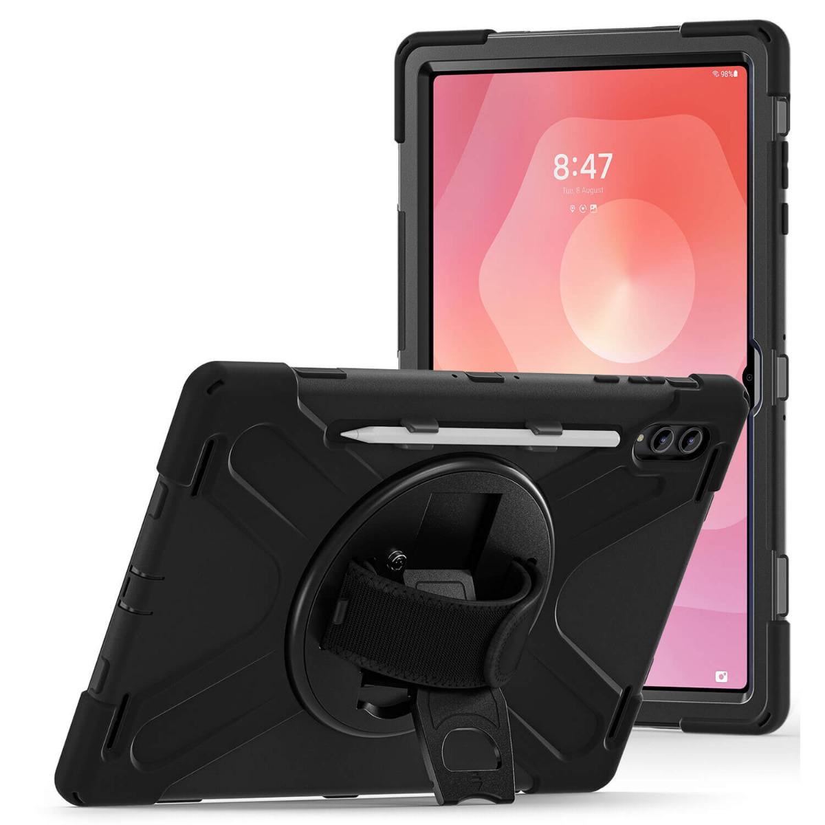 Удароустойчив калъф за Samsung Galaxy Tab S6 Lite - 4smarts Rugged Tablet Case Grip (черен) | JAR Computers Удароустойчив калъф за Samsung Galaxy Tab S6 Lite - 4smarts Rugged Tablet Case Grip (черен)