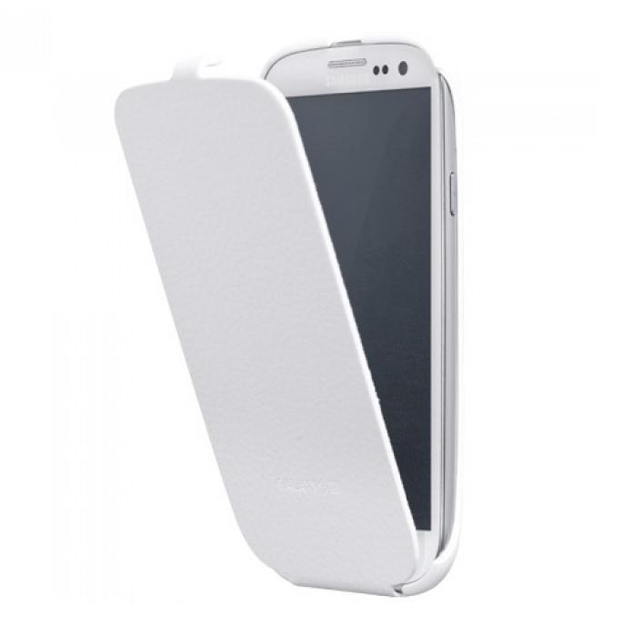 Вертикален кожен калъф за Samsung Galaxy S3 i9300, S3 Neo - Samsung Leather Flip2 (бял) | JAR Computers Вертикален кожен калъф за Samsung Galaxy S3 i9300, S3 Neo - Samsung Leather Flip2 (бял)