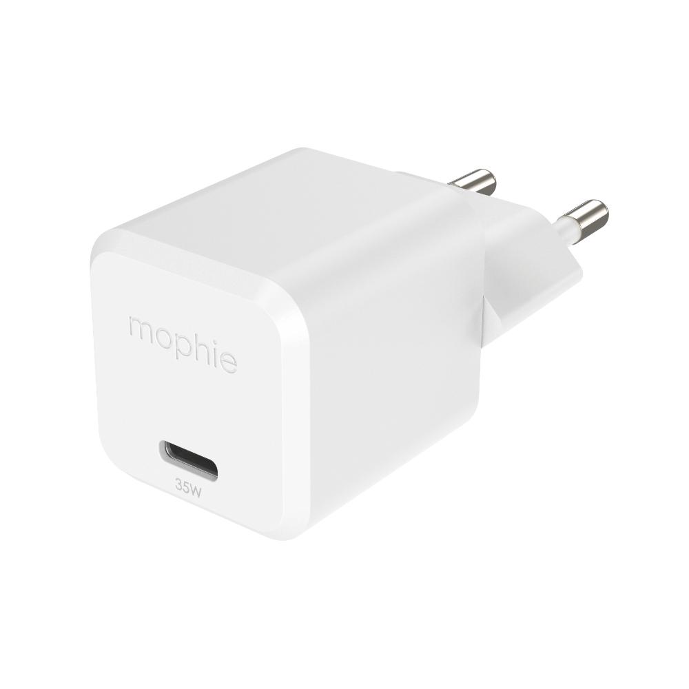 Зарядно Мophie Wall Adapter-USB-C-35W-GaN-White-EU