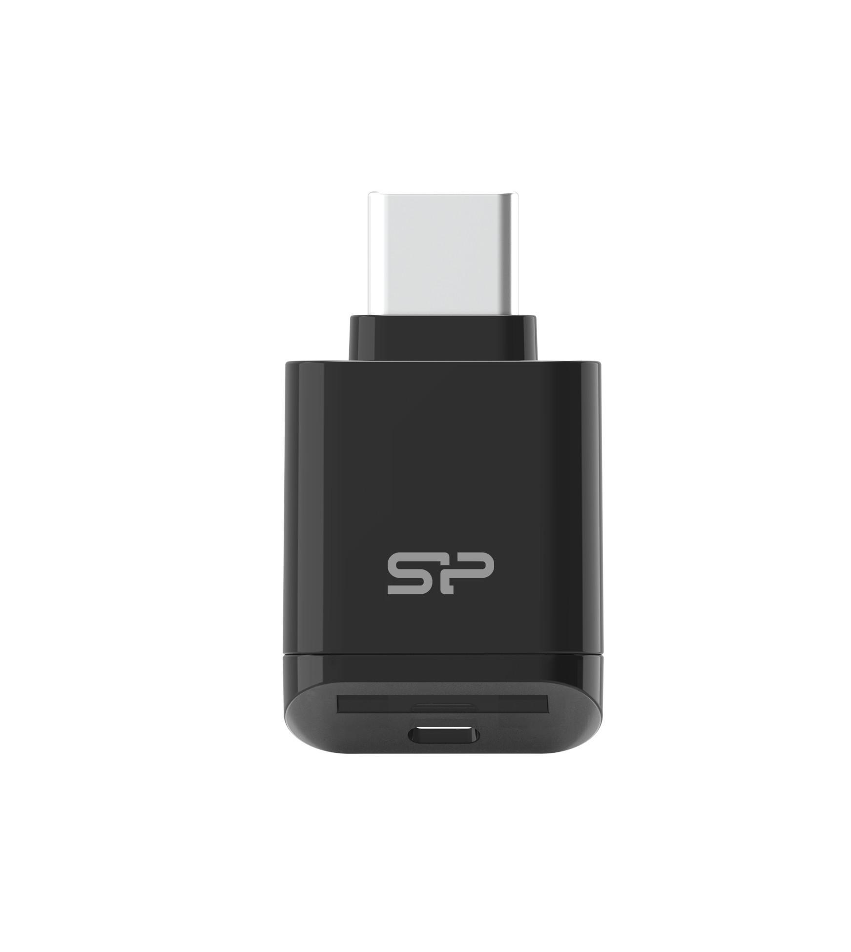 Четец за карти Silicon Power C200 MicroSD - USB Type C | JAR Computers Четец за карти Silicon Power C200 MicroSD - USB Type C