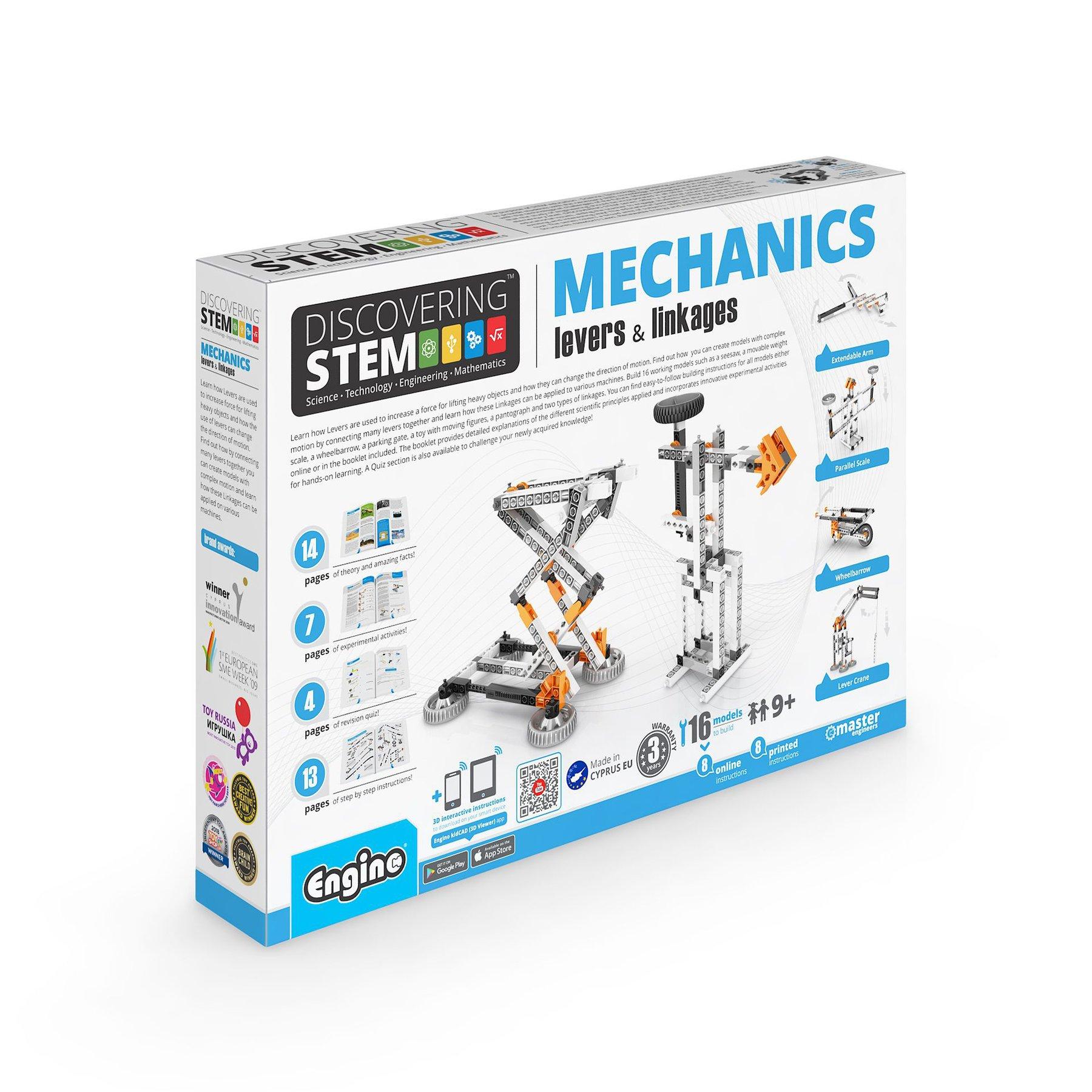 Engino Конструктор STEM Mechanics - Лостове и връзки | JAR Computers Engino Конструктор STEM Mechanics - Лостове и връзки