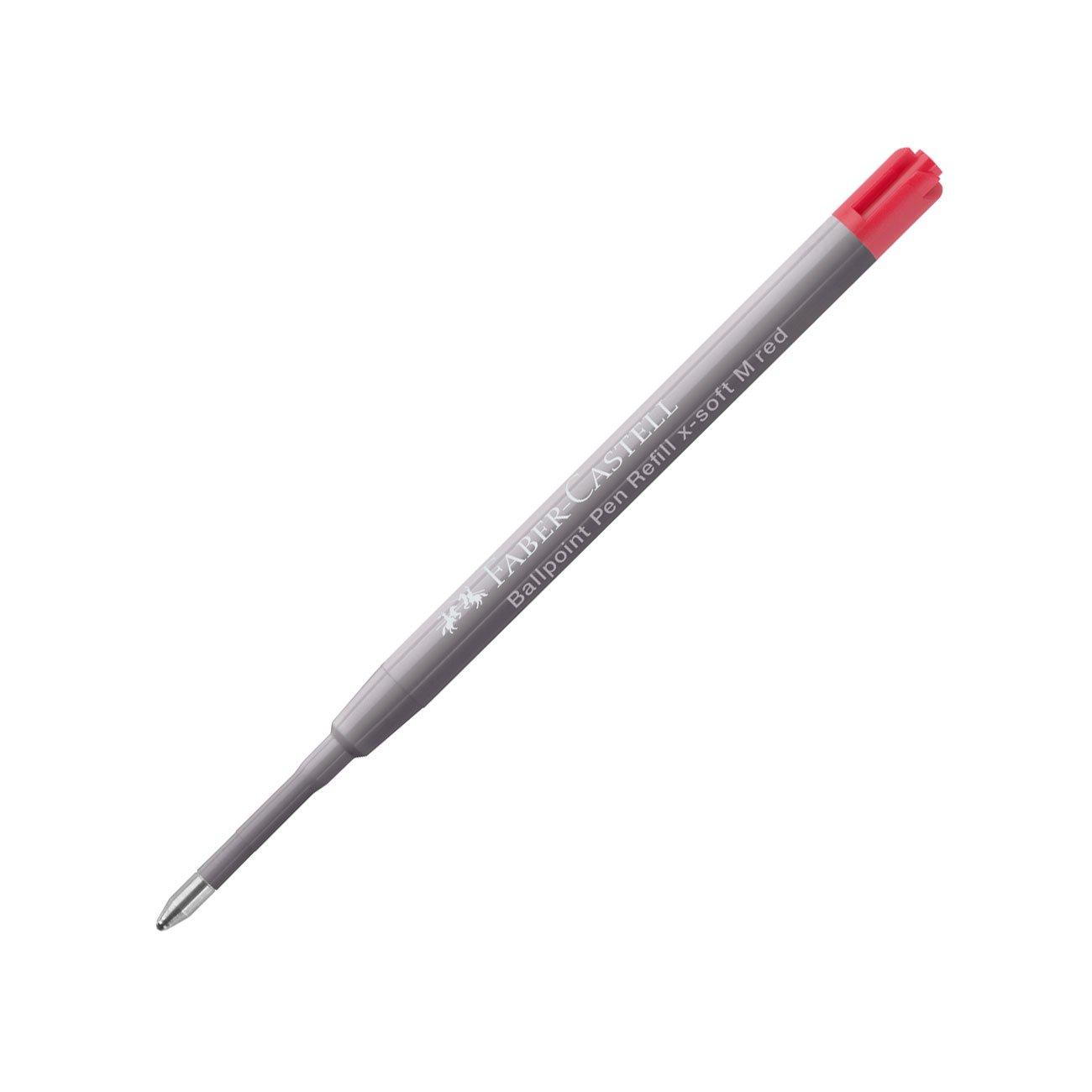 Faber-Castell Пълнител за химикалка X-Soft, M, червен