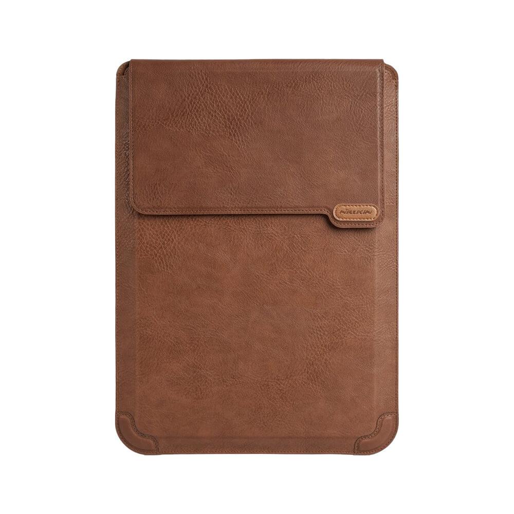 Калъф с вградена поставка за лаптопи до 14 инча - Nillkin Versatile Laptop Sleeve 14 3in1 Water Ripple (кафяв) | JAR Computers Калъф с вградена поставка за лаптопи до 14 инча - Nillkin Versatile Laptop Sleeve 14 3in1 Water Ripple (кафяв)
