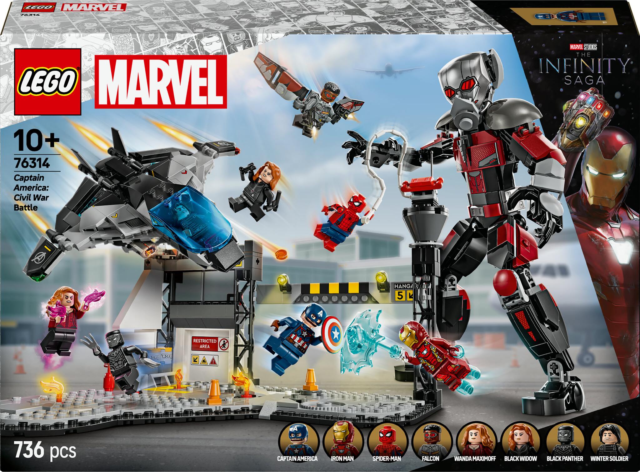 LEGO Super Heroes Marvel Captain America: Civil War action duel- 76314 | JAR Computers LEGO Super Heroes Marvel Captain America: Civil War action duel- 76314