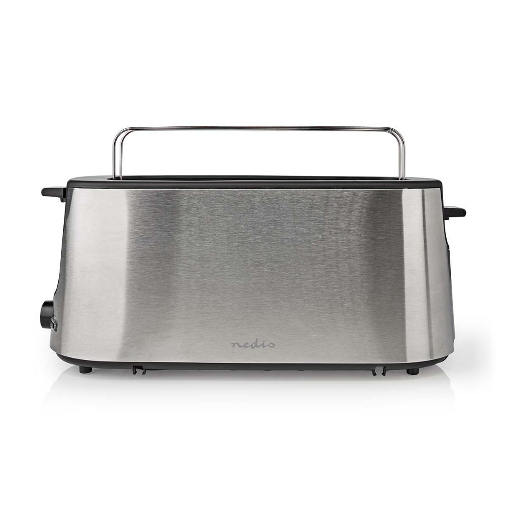 Nedis 1 position toaster 1000W Inox (KABT310EAL) (NEDKABT310EAL) | JAR Computers Nedis 1 position toaster 1000W Inox (KABT310EAL) (NEDKABT310EAL)