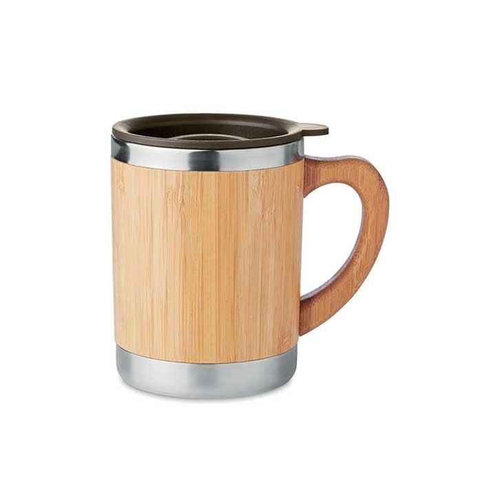 Office 1 Термочаша Olyra, неръждаема стомана, с бамбукова дръжка, 350 ml | JAR Computers Office 1 Термочаша Olyra, неръждаема стомана, с бамбукова дръжка, 350 ml