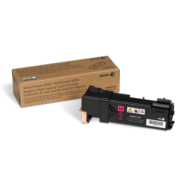 PHASER 6500, WC 6505 HC MAGENTA TONER (2.5k) (XER106R01595)