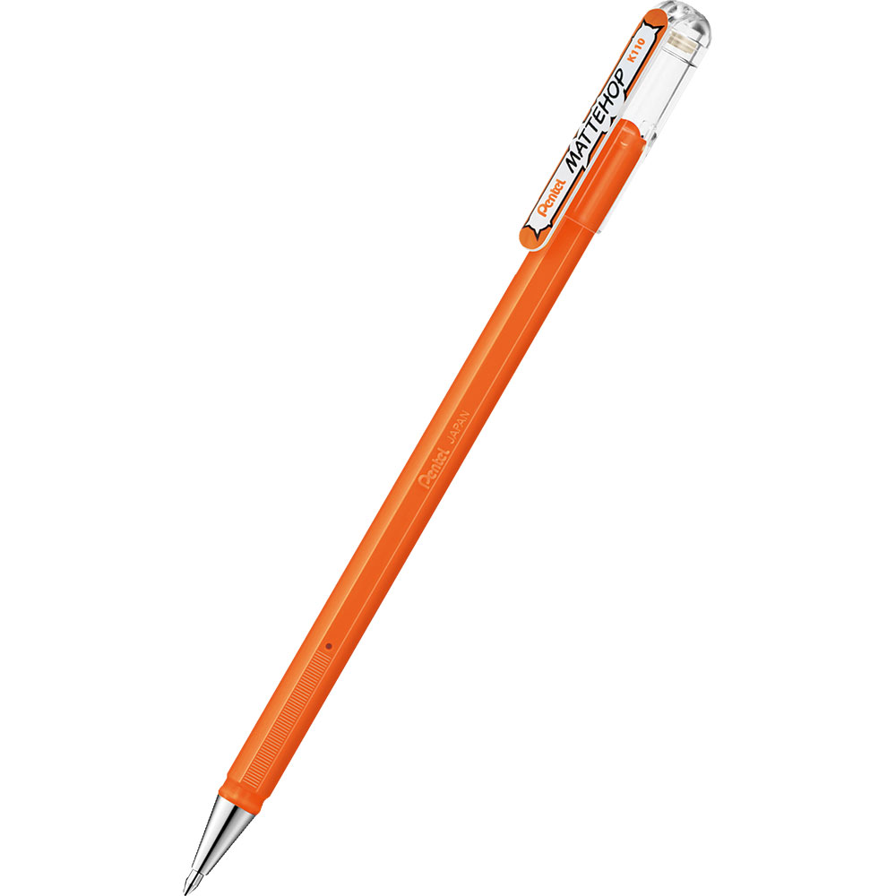 Ролер Pentel Mattehop K110 1.0мм мат.орж | JAR Computers Ролер Pentel Mattehop K110 1.0мм мат.орж