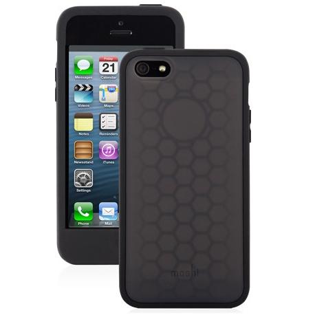 Силиконов калъф за iPhone 5, iPhone 5S, iPhone SE - Moshi Origo (черен) | JAR Computers Силиконов калъф за iPhone 5, iPhone 5S, iPhone SE - Moshi Origo (черен)