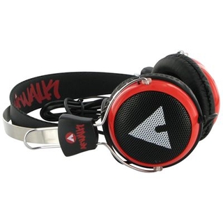 Слушалки с 3.5 мм аудио букса - Airwalk Headphones (червено - черни) | JAR Computers Слушалки с 3.5 мм аудио букса - Airwalk Headphones (червено - черни)