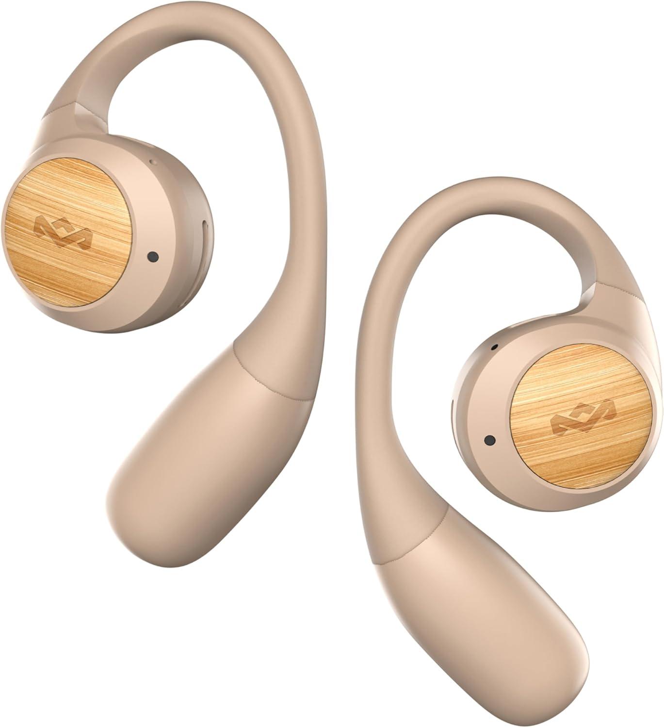 Безжични слушалки House of Marley - Liberate Open Ear, TWS, бежови | JAR Computers Безжични слушалки House of Marley - Liberate Open Ear, TWS, бежови