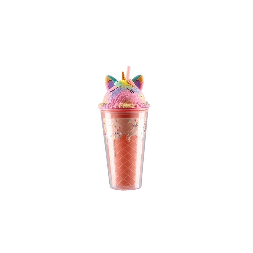 Чаша Takk Lagro 20, със сламка, сладолед, 450 ml, асорти | JAR Computers Чаша Takk Lagro 20, със сламка, сладолед, 450 ml, асорти