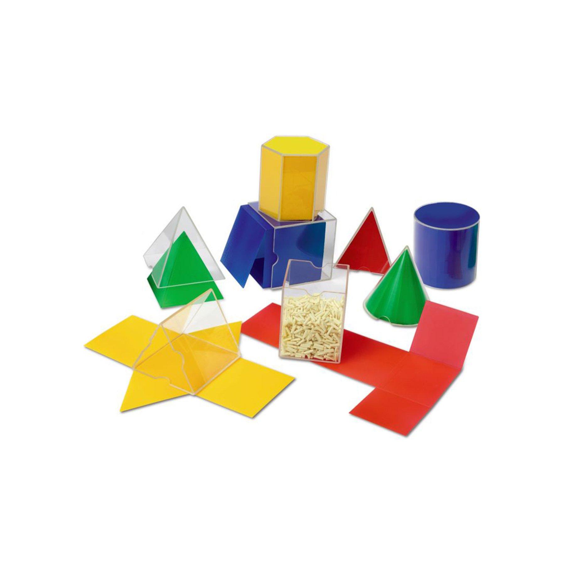 Learning Resources Геометрични фигури и развивки, 16 броя | JAR Computers Learning Resources Геометрични фигури и развивки, 16 броя