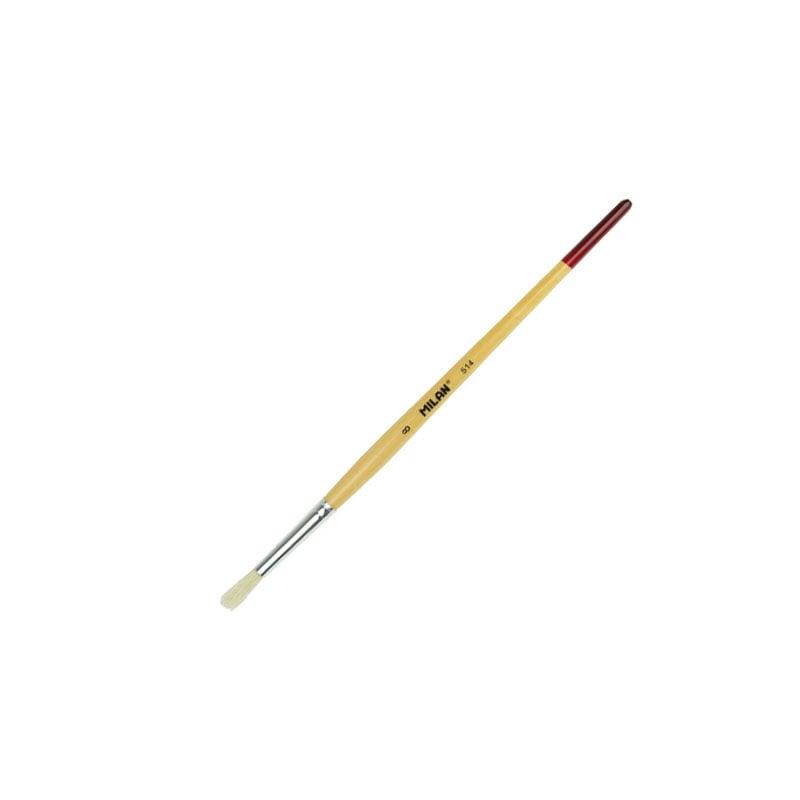Milan Четка за рисуване 514, №4, обла, 12 броя | JAR Computers Milan Четка за рисуване 514, №4, обла, 12 броя