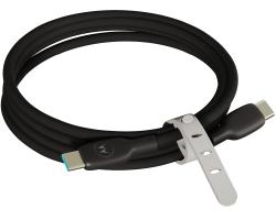 MOTOROLA Silicone 2m Cable C-C 5A, Black | JAR Computers MOTOROLA Silicone 2m Cable C-C 5A, Black