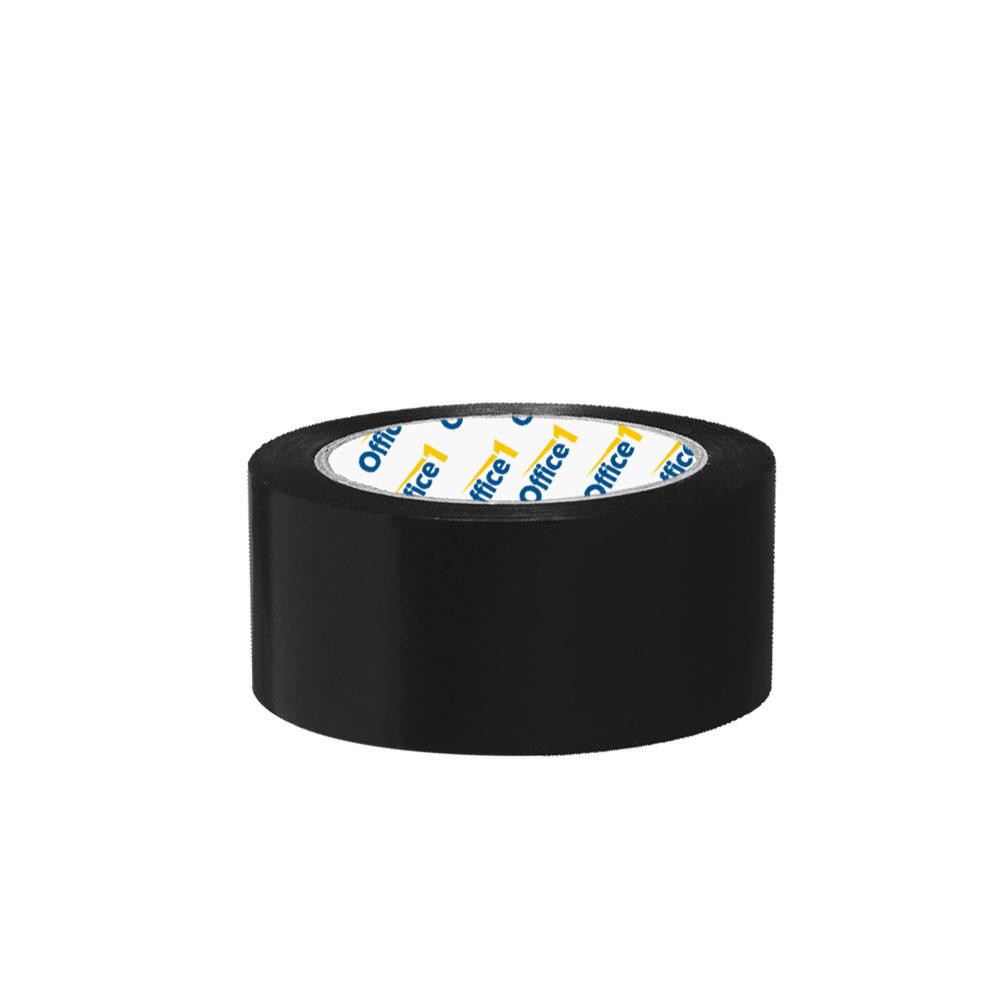 Office 1 Тиксо, опаковъчно, 48 mm x 66 m, черно | JAR Computers Office 1 Тиксо, опаковъчно, 48 mm x 66 m, черно