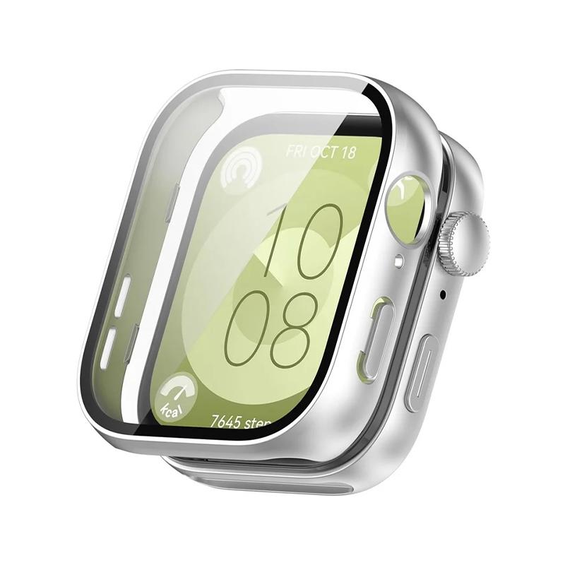 PC протектор + Tempered glass за Huawei Watch Fit 3/4/4 Pro /сребрист мат/ | JAR Computers PC протектор + Tempered glass за Huawei Watch Fit 3/4/4 Pro /сребрист мат/