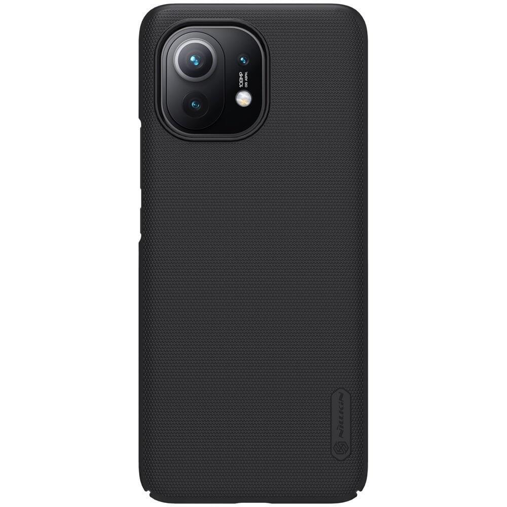 Поликарбонатов кейс за Xiaomi Mi 11 Lite, Mi 11 Lite 5G - Nillkin Super Frosted Shield Case (черен) | JAR Computers Поликарбонатов кейс за Xiaomi Mi 11 Lite, Mi 11 Lite 5G - Nillkin Super Frosted Shield Case (черен)