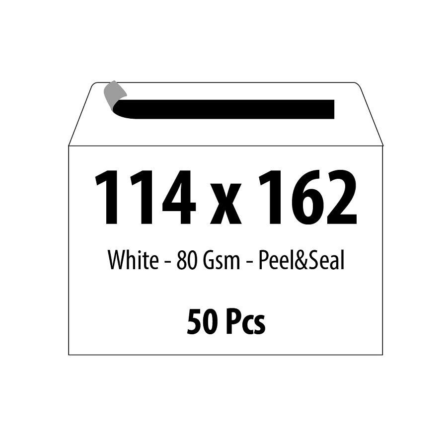 Самозалепващ плик ZRS, C6, 114х162 мм, 80 г, бял, 50 бр. | JAR Computers Самозалепващ плик ZRS, C6, 114х162 мм, 80 г, бял, 50 бр.