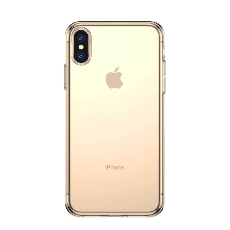 Силиконов (TPU) калъф за iPhone XS Max - Baseus Simple Case (златист) | JAR Computers Силиконов (TPU) калъф за iPhone XS Max - Baseus Simple Case (златист)
