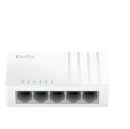 Суич Cudy GS105U, 5 портов, 10/100/1000, Auto-MDI/MDIX, USB-C Port - CUDY-GS105U | JAR Computers Суич Cudy GS105U, 5 портов, 10/100/1000, Auto-MDI/MDIX, USB-C Port - CUDY-GS105U