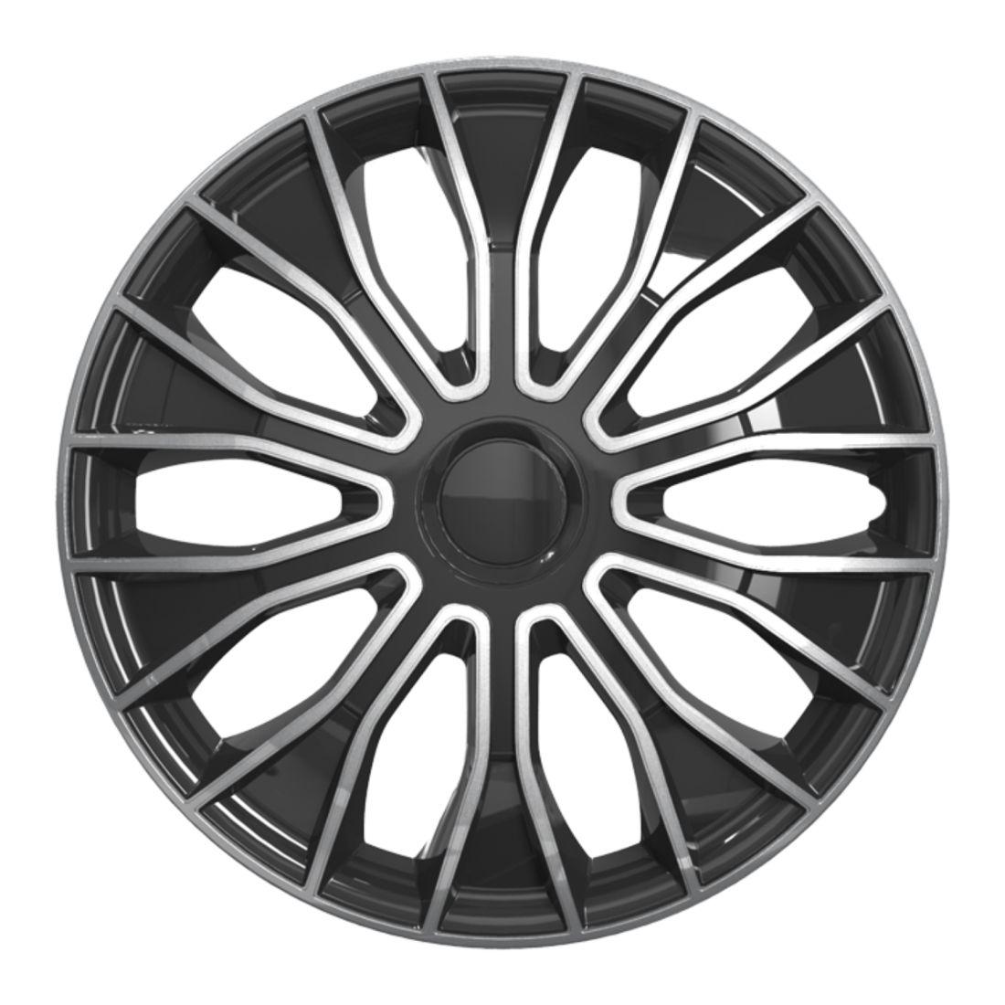 Тасове за джанти - 15" цола - черно / сребристи | JAR Computers Тасове за джанти - 15" цола - черно / сребристи