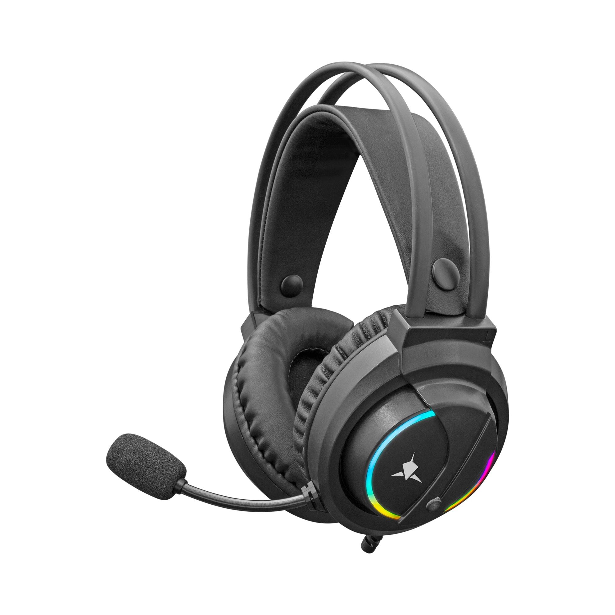 White Shark безжични геймърски слушалки Gaming Headphones WOLF - 50mm, PS4, Black