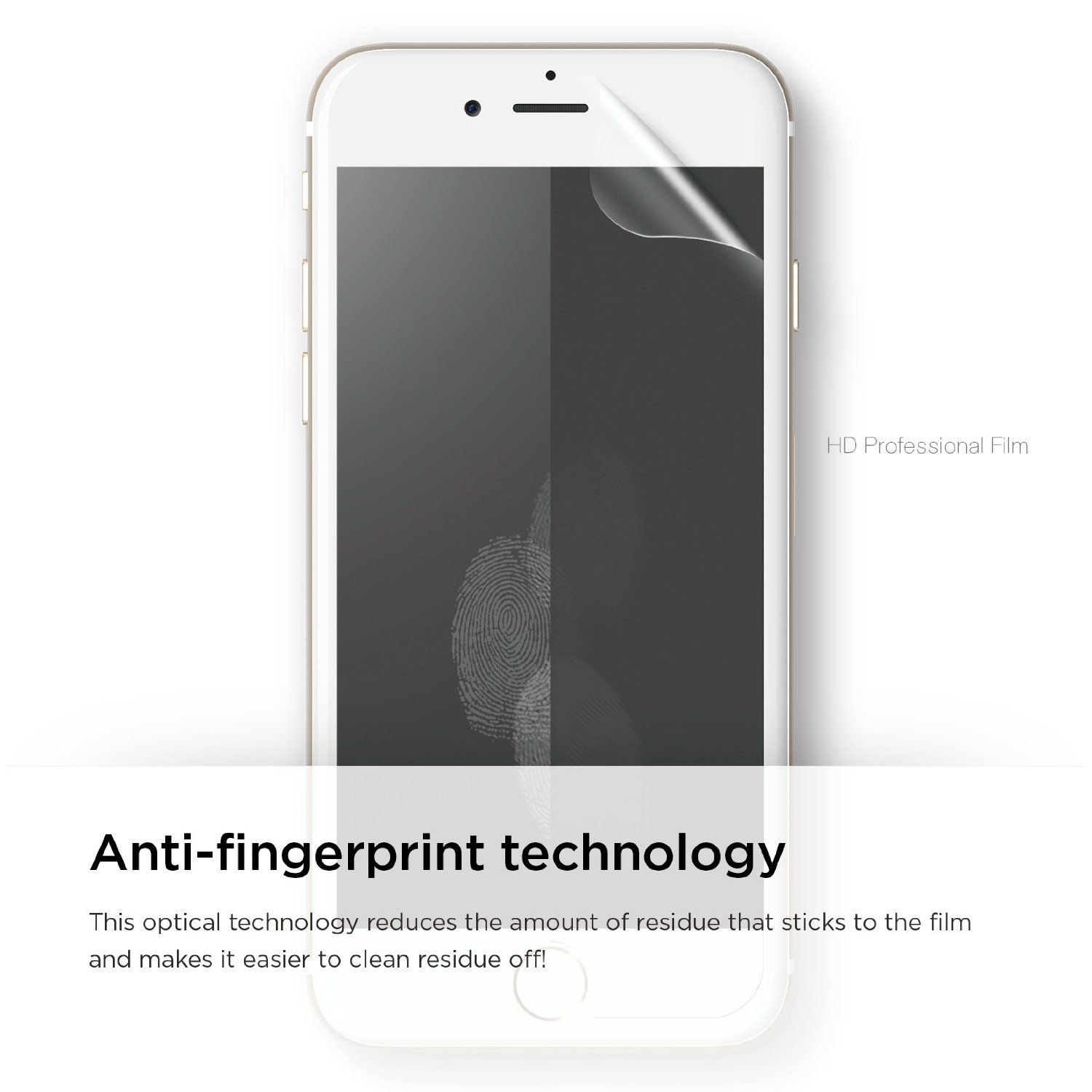 Elago HD Professional Film - качествено защитно покритие за дисплея на iPhone SE (2022), iPhone SE (2020), iPhone 8, iPhone 7, iPhone 6S, iPhone 6 (bulk)
