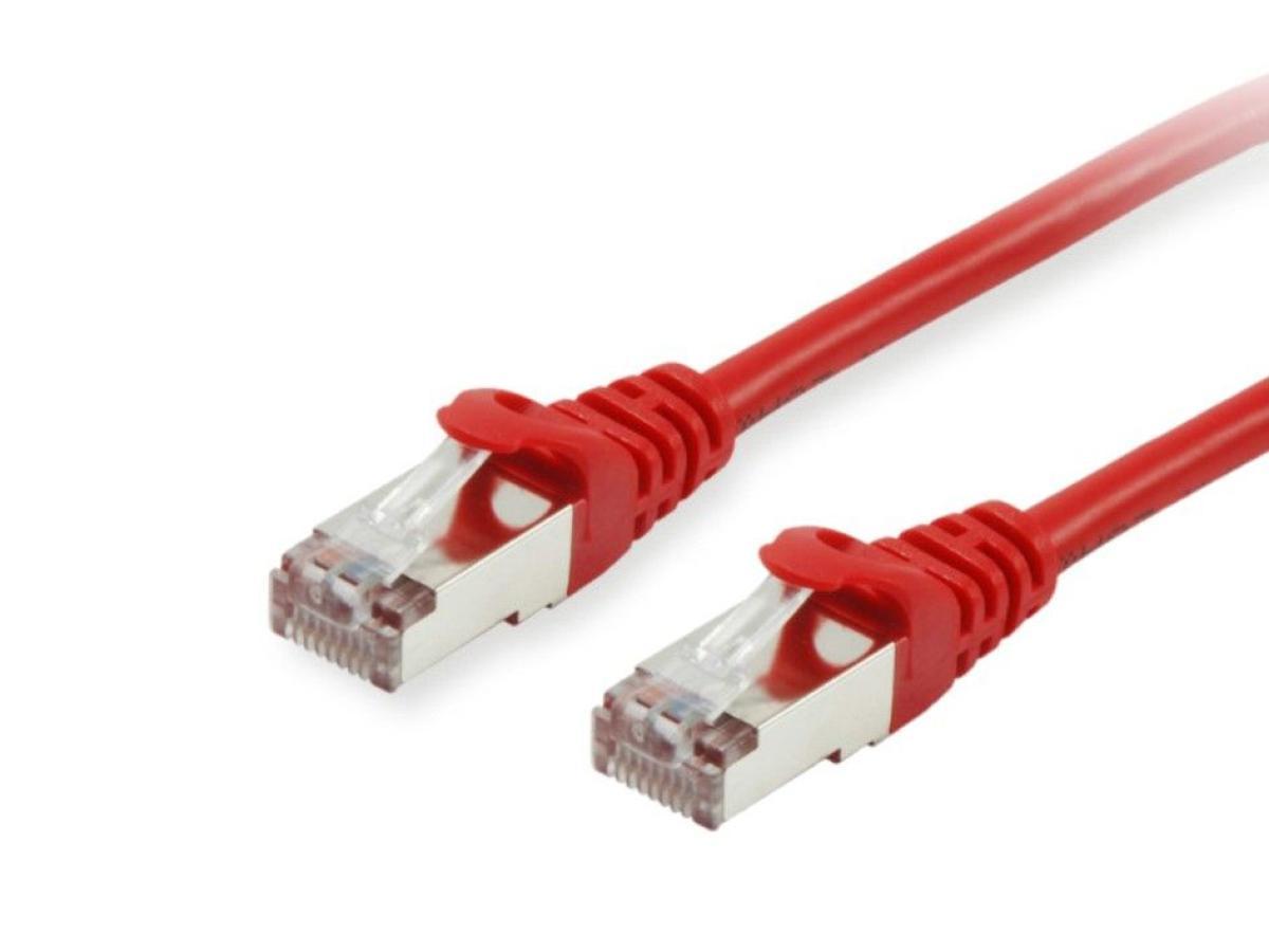 Equip Cat.6 S/FTP Patch Cable, 50m, Red | JAR Computers Equip Cat.6 S/FTP Patch Cable, 50m, Red
