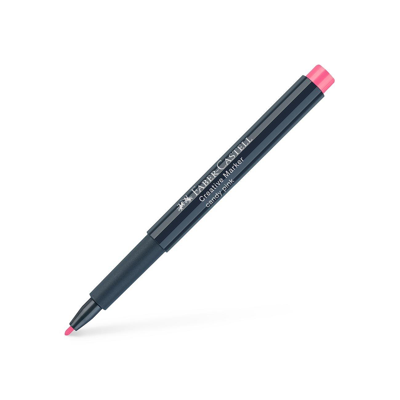 Faber-Castell Маркер Creative, объл, цвят 128 - бонбоненорозов