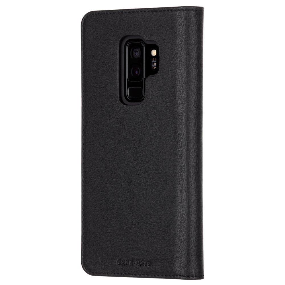 Кожен калъф (естествена кожа), тип портфейл за Samsung Galaxy S9 Plus - CaseMate Wallet Folio (черен) | JAR Computers Кожен калъф (естествена кожа), тип портфейл за Samsung Galaxy S9 Plus - CaseMate Wallet Folio (черен)