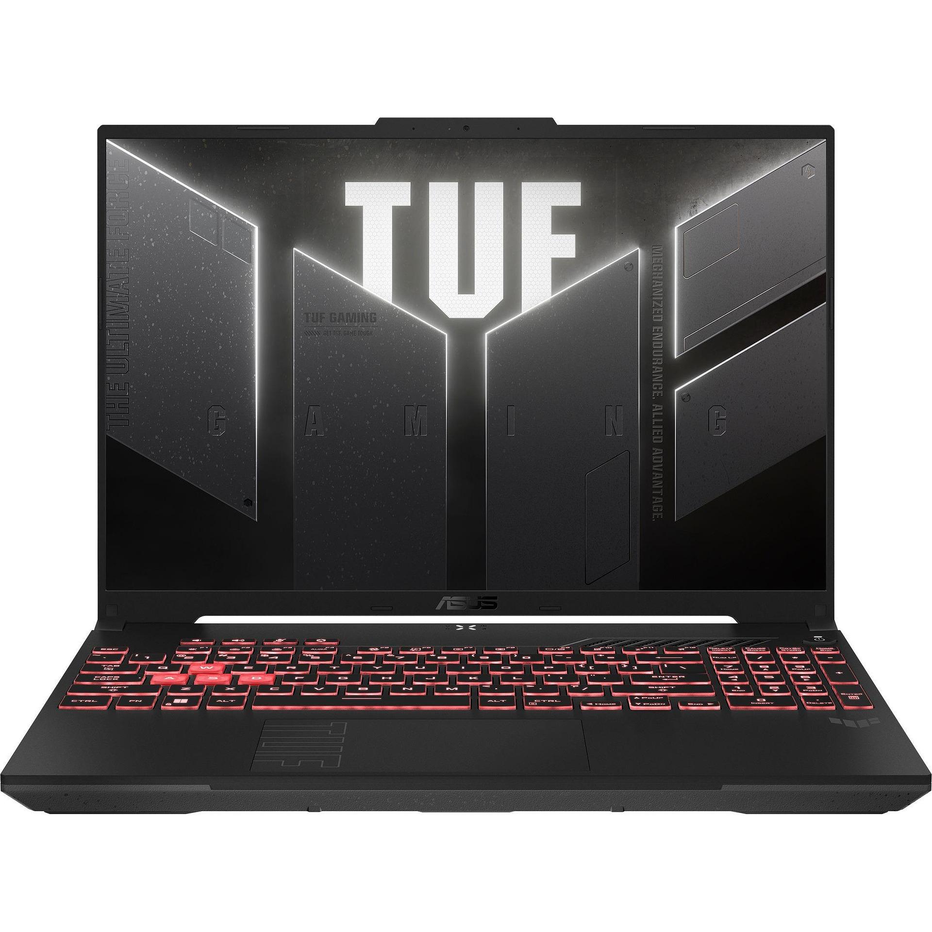 Лаптоп ASUS TUF GAMING A16 FA607NUG-RL117 , 16.00 , AMD Ryzen 7 7445HS HEXA CORE , 512GB SSD , 16 , NVIDIA GeForce RTX 4050 6GB GDDR6 , Без OS