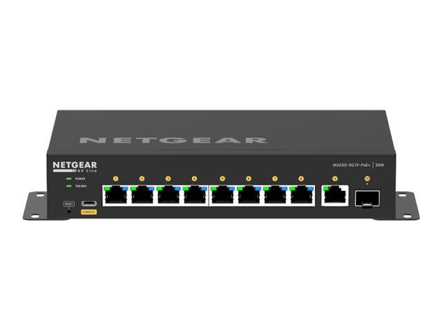 NETGEAR 10PT M4250-9G1F-POE+ Managed Switch | JAR Computers NETGEAR 10PT M4250-9G1F-POE+ Managed Switch