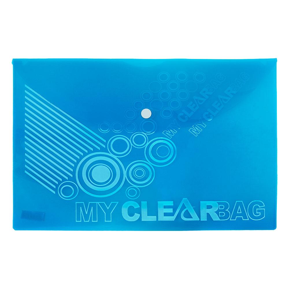 Папка джоб с копче FO-CBF05 A4 син | JAR Computers Папка джоб с копче FO-CBF05 A4 син