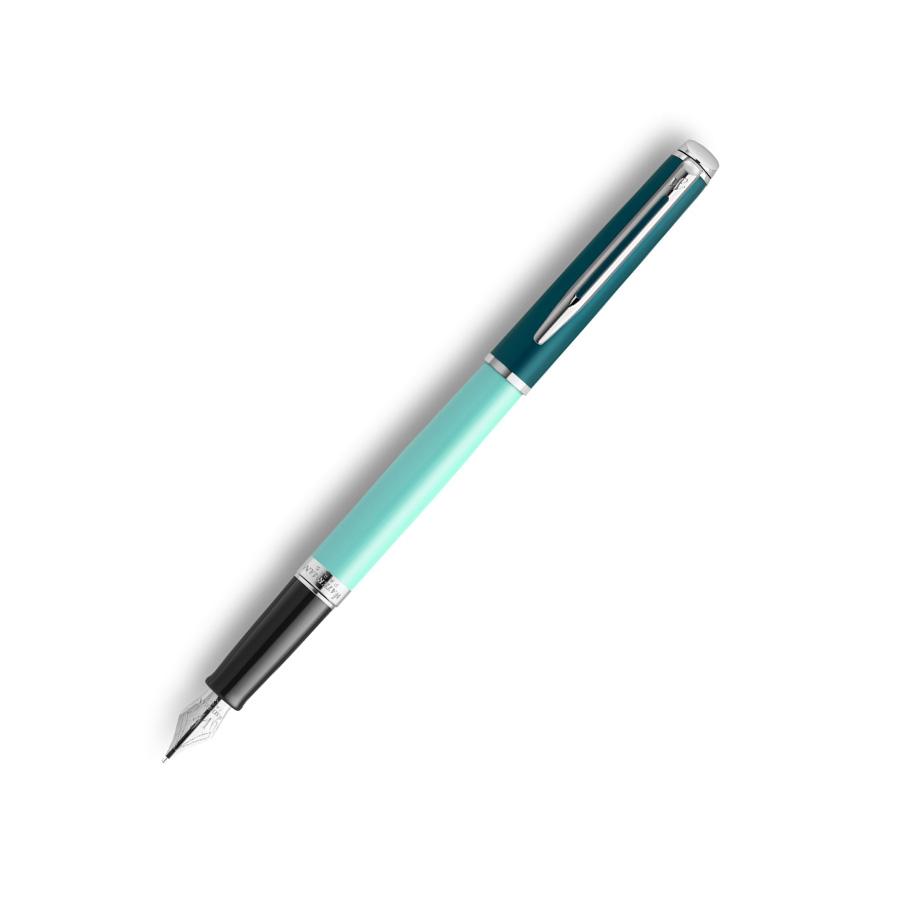 Писалка Waterman Hemisphere Green CT, стоманено тяло, хромиран клип, син | JAR Computers Писалка Waterman Hemisphere Green CT, стоманено тяло, хромиран клип, син
