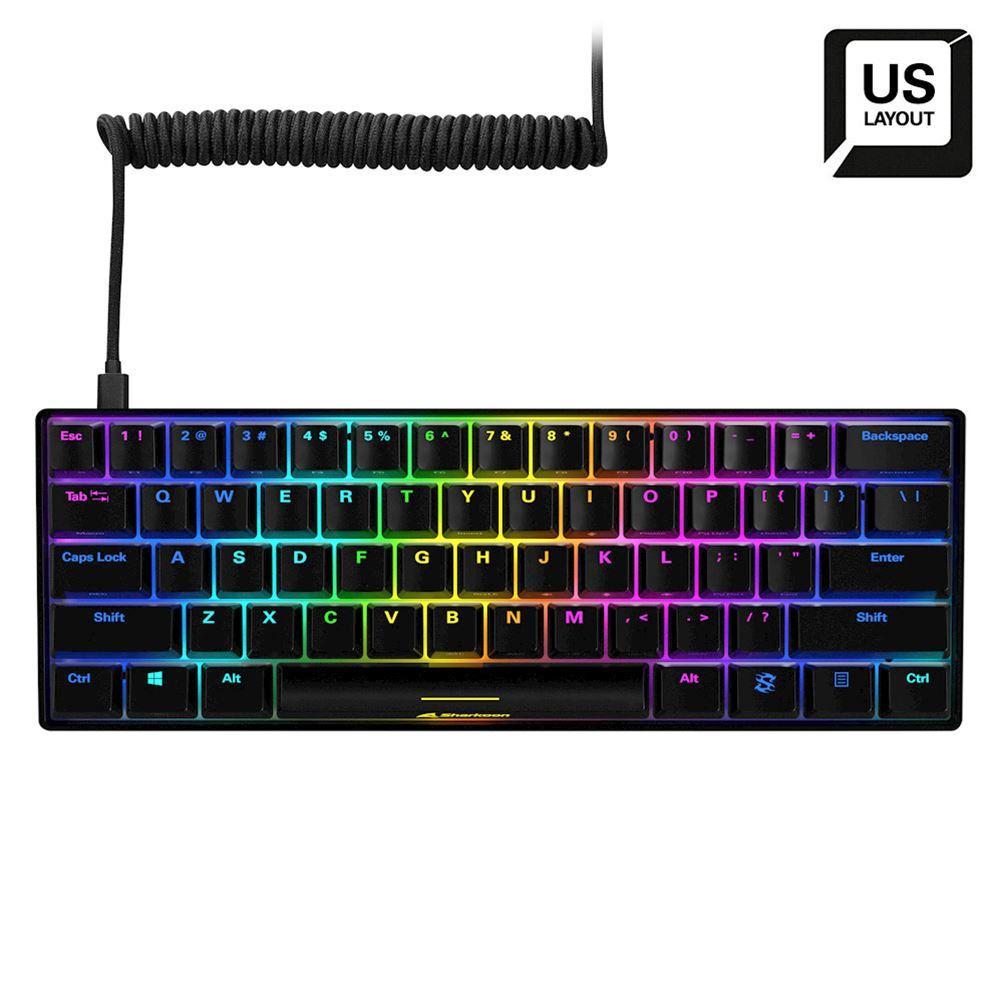 Sharkoon SGK50 S4 bk Kailh Red US (SGK50S4BKRD) (SHRSGK50S4BKRD)