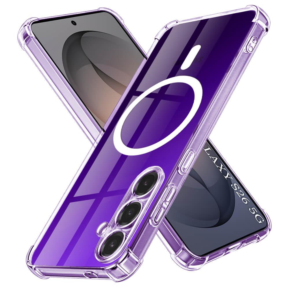 Удароустойчив силиконов (TPU) калъф с MagSafe за Samsung Galaxy S26 - Techsuit Shockproof Clear Silicone Case (прозрачен) | JAR Computers Удароустойчив силиконов (TPU) калъф с MagSafe за Samsung Galaxy S26 - Techsuit Shockproof Clear Silicone Case (прозрачен)