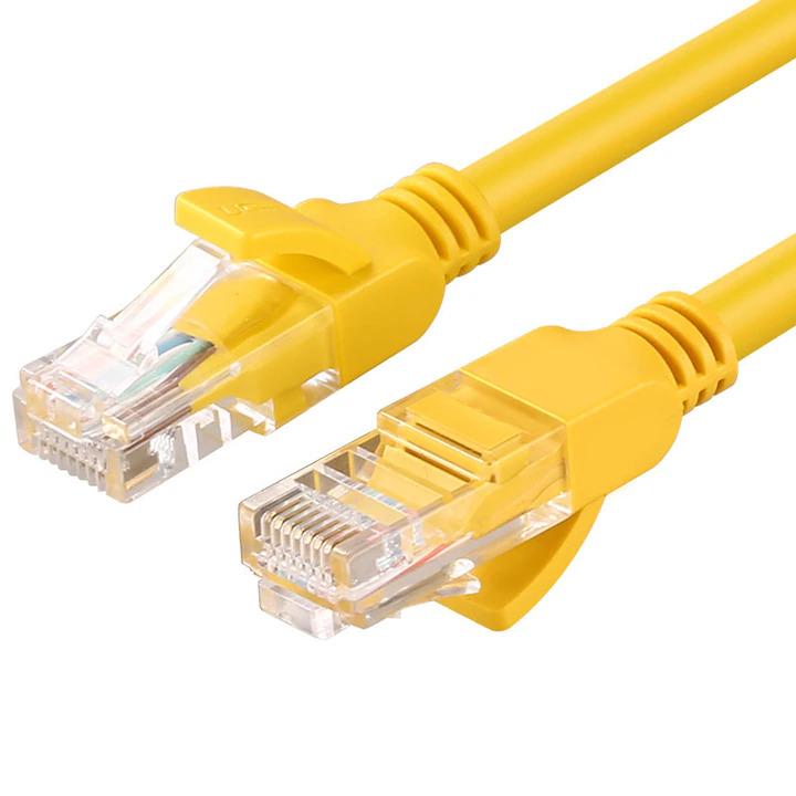 UGREEN LAN кабел Cat5e, Kablosu, 1м /жълт/ - NW103 / 11230 | JAR Computers UGREEN LAN кабел Cat5e, Kablosu, 1м /жълт/ - NW103 / 11230