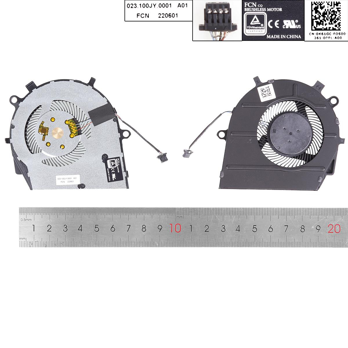 Вентилатор за лаптоп (CPU Fan) Dell Vostro 15 5501 5502 5508 5509