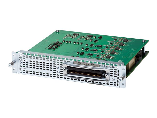 Fixed Port High Density Analog Voice ServiceModule for ISR4K