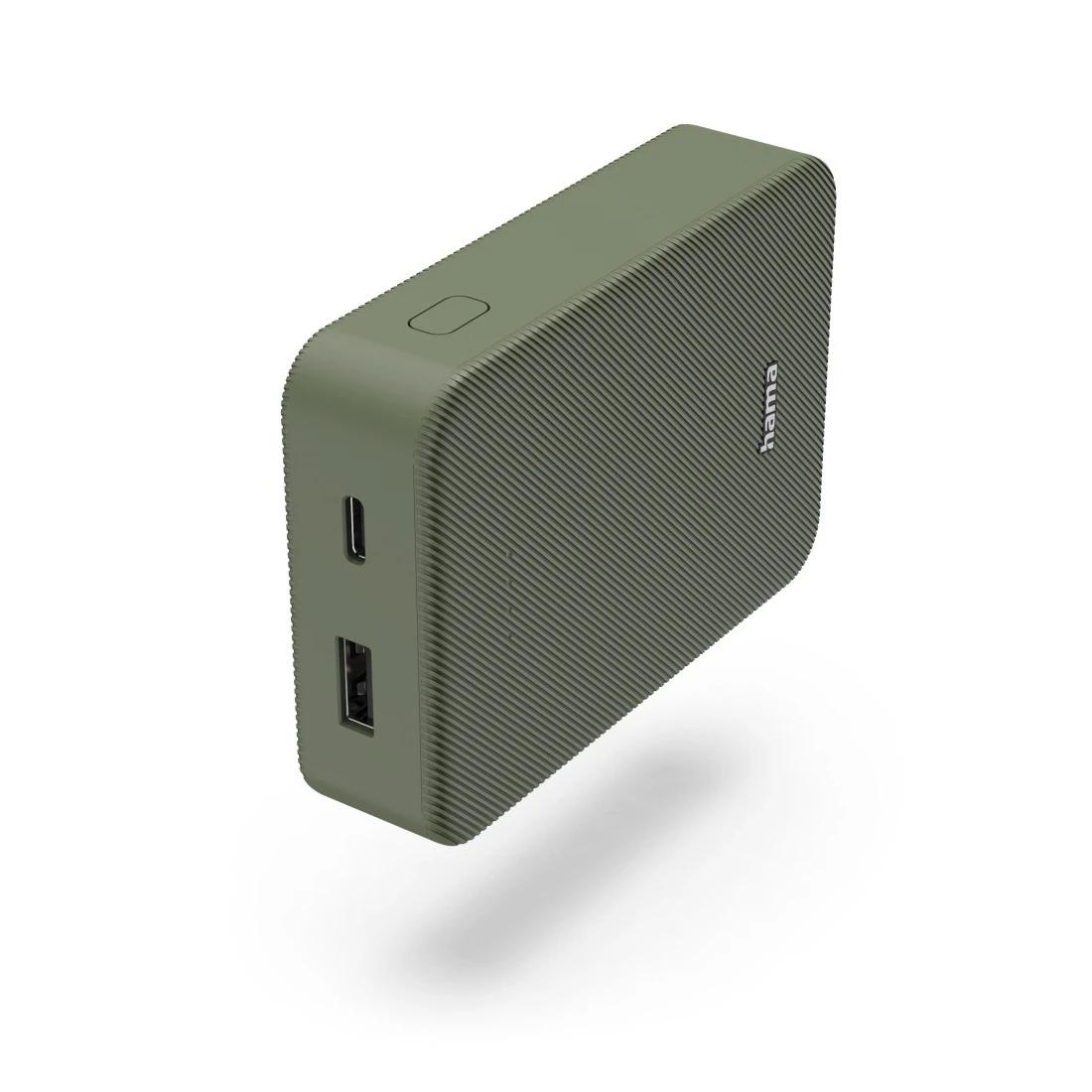 Hama 00201713 външна батерия/пауър банк Литиев полимер (LiPo) 10000 mAh Зелен | JAR Computers Hama 00201713 външна батерия/пауър банк Литиев полимер (LiPo) 10000 mAh Зелен