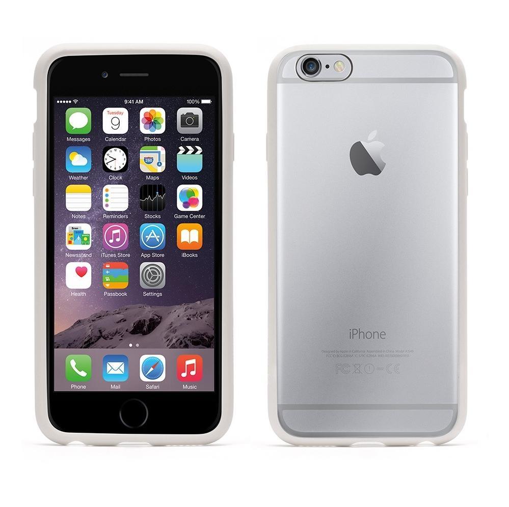 Хибриден кейс за iPhone 6, iPhone 6S - Griffin Reveal Ultra-thin Hard Shell (прозрачен-бял) | JAR Computers Хибриден кейс за iPhone 6, iPhone 6S - Griffin Reveal Ultra-thin Hard Shell (прозрачен-бял)