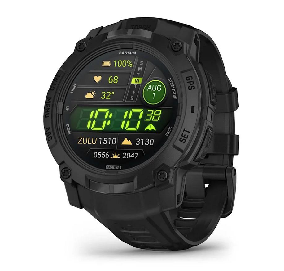 Instinct® 3 – 50 мм, AMOLED - Instinct® 3 – 50 мм, AMOLED, Tactical Edition - Black с Black каишка