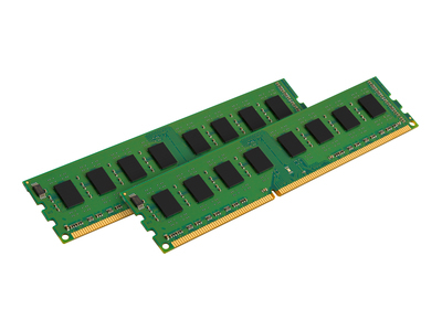 KINGSTON 8GB 1333MHz DDR3 Non-ECC CL9 DIMM SR x8 Kit of 2 STD Height 30mm