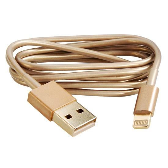 Lightning to USB кабел за Apple устройства (златист) | JAR Computers Lightning to USB кабел за Apple устройства (златист)
