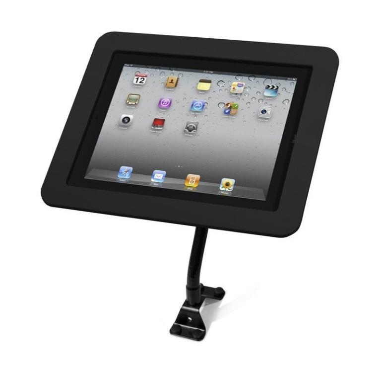 Метален механизъм с рамо за заключване iPad 2/3/4, iPad Air/Air 2 и достъп до Home бутона - Maclocks Flex Arm Executive Enclosure | JAR Computers Метален механизъм с рамо за заключване iPad 2/3/4, iPad Air/Air 2 и достъп до Home бутона - Maclocks Flex Arm Executive Enclosure